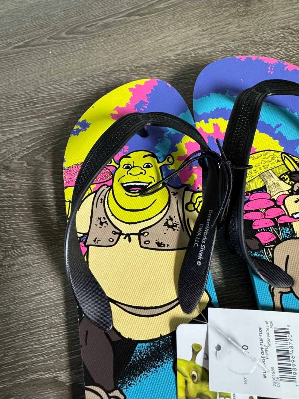 Shrek & Donkey Men or Women' Flip Flops - Bright Multi